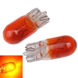 10pcs Car W5W T10 194 158 Halogen Lights Amber/White 12V 5W Wedge Lamp Instrument Light Reading Light Interior Clearance Bulbs