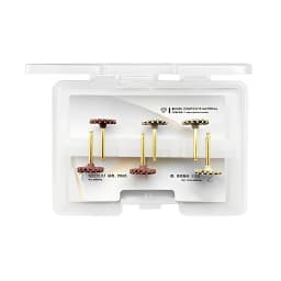 6Pcs Dental Rubber Polisher Composite Resin Diamond Impregnated 2-Step Polishing System RA Disc 14mm Wheel Kit Spiral Flex Brush
