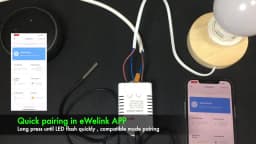 eWelink Smart TH16 Switch 16A Temperature and Humidity Monitoring WiFi Switch Wireless Control Compatible With Alexa Google Home
