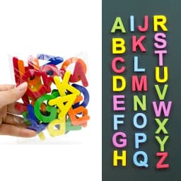 24-76pcs EVA Foam Magnetic Alphabet Letters Learning Spelling Counting Set Refrigerator Stickers Educational Toys For Kids