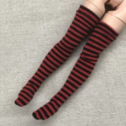 NEW Handmade 1 Pair Candy Color Stripe Stocking Socks for Blyth, Azone 30cm Dolls OB, Momoko, Licca 1/6 Dolls Accessories