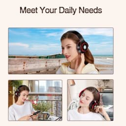 Best Colorful Earphones Wireless Bluetooth 5.3 Headsets Built-in Mp3 Player Foldable Sport Headphones Stereo Sound For Cellphone