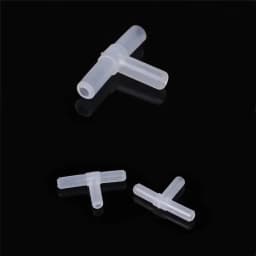 10PCS 4mm Plastic Tee's "T" 3-Way Fish Tank Acuarios Aquarium Air Pump Line Tubing Joints Connectors Air Pump Accessories