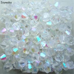 Isywaka Sale Red Copper Color 100pcs 4mm Bicone Austria Crystal Beads Charm Glass Bead Loose Spacer Stone for DIY Jewelry Making