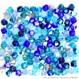 Isywaka Sale Red Copper Color 100pcs 4mm Bicone Austria Crystal Beads Charm Glass Bead Loose Spacer Stone for DIY Jewelry Making