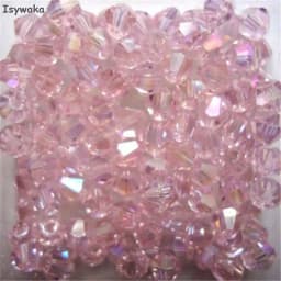 Isywaka Sale Red Copper Color 100pcs 4mm Bicone Austria Crystal Beads Charm Glass Bead Loose Spacer Stone for DIY Jewelry Making