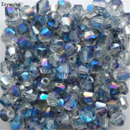 Isywaka Sale Red Copper Color 100pcs 4mm Bicone Austria Crystal Beads Charm Glass Bead Loose Spacer Stone for DIY Jewelry Making