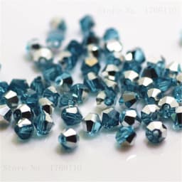 Isywaka Sale Red Copper Color 100pcs 4mm Bicone Austria Crystal Beads Charm Glass Bead Loose Spacer Stone for DIY Jewelry Making