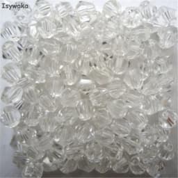 Isywaka Sale Red Copper Color 100pcs 4mm Bicone Austria Crystal Beads Charm Glass Bead Loose Spacer Stone for DIY Jewelry Making