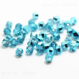 Isywaka Sale Red Copper Color 100pcs 4mm Bicone Austria Crystal Beads Charm Glass Bead Loose Spacer Stone for DIY Jewelry Making