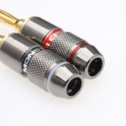 8/12PCS Speaker Banana Plug Connector Monster 24K Gold Plated Copper Speaker Adapter Audio Video Terminal Banana Connectors