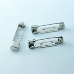 10pcs 2.4cm length High Quality Safety pin Brooch Base Back Bar Badge Holder Brooch Pins DIY Jewelry Finding