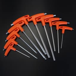 2/2.5/3/4/5/6/8/10mm Ball/Flat Head Hex Key Allen Wrench Hand Tool Universal Quick Snap Adapter Chrome Vanadium Steel Hexagona