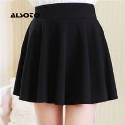 ALSOTO 2024 Winter and Summer Style Brand Women Skirt Elastic Faldas Ladies Midi Skirt Sexy Girl Mini Short Skirts Saia Feminina