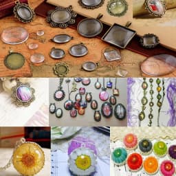 1Packs 6 8 10 12 16 20 25 60mm Round Clear Glass Cabochon Flat Back Transparent Magnifying Glass Cabochon For DIY Jewelry Making