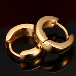 Punk Huggie Earrings for Men, Fashion Jewelry Stainless Steel Unique Small Hoop Earrings Brincos Masculinos