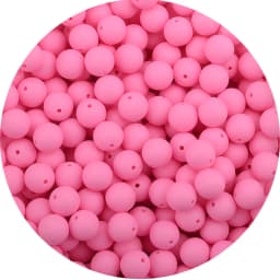 LOFCA 15mm 20pcs/lot Silicone Loose Beads Safe Teether Round Baby Teething Beads DIY Chewable Colorful Teething For Infant