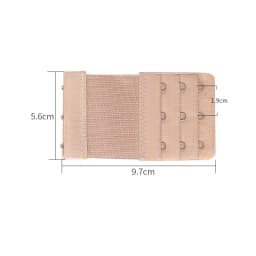 1PC Bra Extender Strap Extension 3 Hooks 3 Rows Candy Color Intimates Adjustable Belt Buckle Replacement Bra Extender For Women