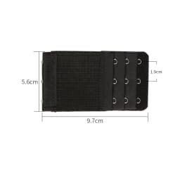 1PC Bra Extender Strap Extension 3 Hooks 3 Rows Candy Color Intimates Adjustable Belt Buckle Replacement Bra Extender For Women