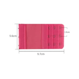 1PC Bra Extender Strap Extension 3 Hooks 3 Rows Candy Color Intimates Adjustable Belt Buckle Replacement Bra Extender For Women