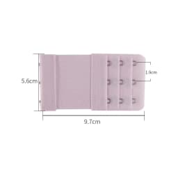 1PC Bra Extender Strap Extension 3 Hooks 3 Rows Candy Color Intimates Adjustable Belt Buckle Replacement Bra Extender For Women
