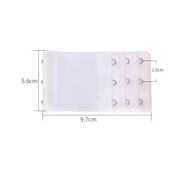 1PC Bra Extender Strap Extension 3 Hooks 3 Rows Candy Color Intimates Adjustable Belt Buckle Replacement Bra Extender For Women
