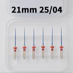Dental Endo Blue Rotary Files Endodontic Files Nickel Titainium Instrument For Root Canal Treatment