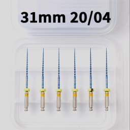 Dental Endo Blue Rotary Files Endodontic Files Nickel Titainium Instrument For Root Canal Treatment