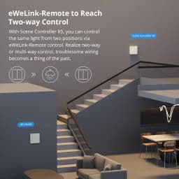 SONOFF M5 80/86Type Matter Smart Wall Switch with Physical Button Detach Relay Mode Schedule Voice Control via Alexa Google Home