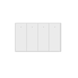 Zemismart Zigbee Smart Wall Light Switch Work with Tuya with Neutral 1 2 3 4 Gang Black Interruptor Alexa Google Home Smartthing