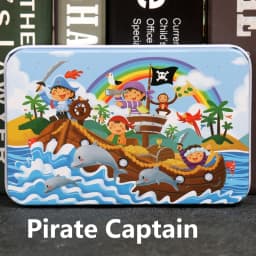 60pcs Jigsaw Cartoon Puzzle With Metal Box, Children's Early Education Animal Vehicle Puzzle, Parent-Child Interaction Game