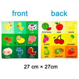 Baby Soft Cloth Book Black and White High Contrast Sensory Toys Early Education Toddlers Sensory Activity Fabric Book for Babies