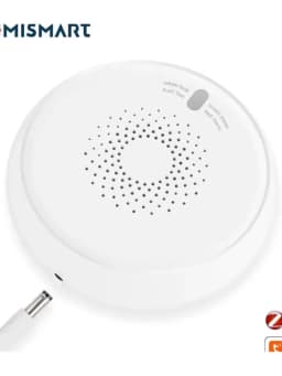 Zemismart Zigbee Smart Gas Detected Sensor for Pipeline Natural Gas Security Alarm System Gas Leakage Detector Work with Tuya