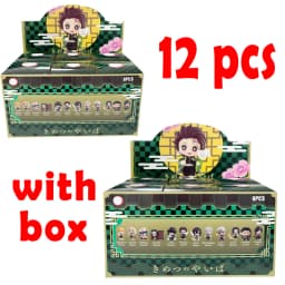 Demon Slayer Tanjiro Kamado Nezuko Anime Cartoon Figure Blind Box Creative Personalized Statue Model Ornament Surprise Gift Box