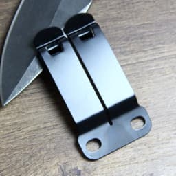2PCS IWB Stainless Steel Belt Clip Grip Hook Loop for Kydex Leather Hybrid Holster Making With Assemble Hardware