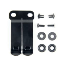 2PCS IWB Stainless Steel Belt Clip Grip Hook Loop for Kydex Leather Hybrid Holster Making With Assemble Hardware