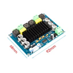1PCS DC12-26V 2*120W Dual Channel Digital Stereo Audio Power Amplifier Board High Power CS8673 DIY 240W Amplificador Sound Board