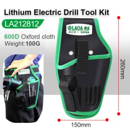 LAOA Multi-function Storage Bag Oxford Cloth Waist Pack Hardware Repair Tool Pocket Wrench Pliers Electrician Household Belt