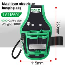 LAOA Multi-function Storage Bag Oxford Cloth Waist Pack Hardware Repair Tool Pocket Wrench Pliers Electrician Household Belt