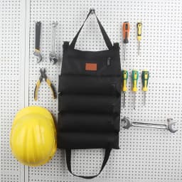 Tool Roll, Multi-Purpose Roll Up Tool Bag, Wrench Roll, Canvas Tool Organizer Bucket, Car First Aid Kit Wrap Roll Storage Case
