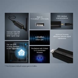 SONOFF zigbee gateway 3.0 ZBDongle-P USB Dongle Hub Matter Support Home Assistant Zigbee2MQTT for Smart Home Devices Integration
