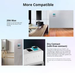 SONOFF THR316D/THR320D Temperature Humidity Smart Switch 16A/20A Dry Contact Output LCD Screen Monitoring via eWeLink Alexa