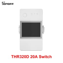 SONOFF THR316D/THR320D Temperature Humidity Smart Switch 16A/20A Dry Contact Output LCD Screen Monitoring via eWeLink Alexa
