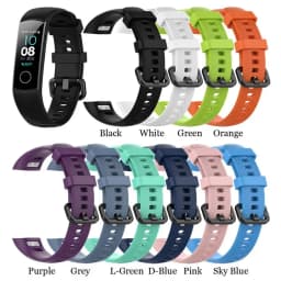 Strap For Honor Band 5 4 Wristbands Sport Colorful Band Silicone Replacement Bracelet For Honor Band 5 Smart Accessories