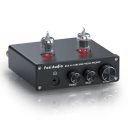 Fosi Audio Hifi Phono Preamp BOX X4 Turntable Phonograph Preamplifier With Vacuum Tube Amplifier