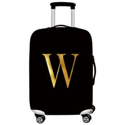 Luggage Cover Stretch Fabric Suitcase Protector Baggage Dust Cover Suitable 18-32 Inch SuitcaseTravel Organizer letter Series