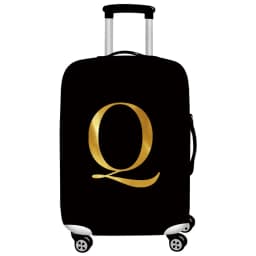 Luggage Cover Stretch Fabric Suitcase Protector Baggage Dust Cover Suitable 18-32 Inch SuitcaseTravel Organizer letter Series