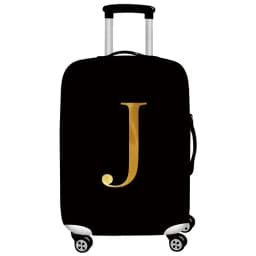 Luggage Cover Stretch Fabric Suitcase Protector Baggage Dust Cover Suitable 18-32 Inch SuitcaseTravel Organizer letter Series