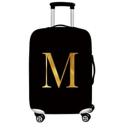 Luggage Cover Stretch Fabric Suitcase Protector Baggage Dust Cover Suitable 18-32 Inch SuitcaseTravel Organizer letter Series