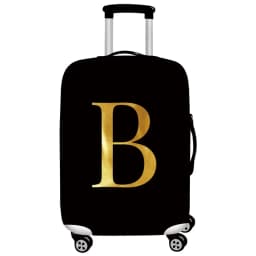 Luggage Cover Stretch Fabric Suitcase Protector Baggage Dust Cover Suitable 18-32 Inch SuitcaseTravel Organizer letter Series